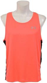 img 2 attached to Stay Safe and Stylish 🏃 with Under Armour's Reflective Men's Running Singlet