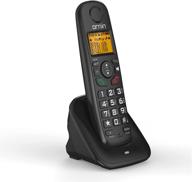 беспроводной домашний телефон ornin d1001 - dect 6.0 (черный) - одна упаковка: надежное и удобное коммуникационное решение логотип