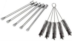 img 3 attached to Pipe Cleaner Combo Kit for Vaporizer Cleaning (10-Pack: Brush + Tool)