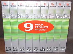 img 2 attached to Fuji Film HQ160 VHS 8-Hour Blank Videotape Pack - Set of 9