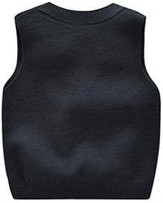 img 3 attached to Boys' Breathable Waistcoat - Happy Cherry Comfortable Clothing