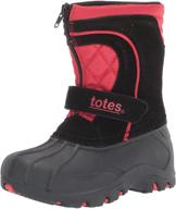 ultimate protection: totes closure bradley all weather insulated boys' shoes – ideal for outdoor adventures logo