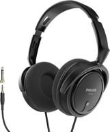 🎧 philips проводные стерео наушники over ear для подкастов, студийного мониторинга и записи, компьютера, клавиатуры и гитары с адаптером 6,3 мм (1/4 дюйма) логотип