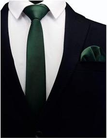 img 4 attached to GUSLESON Emerald Classic Necktie 0754 08 Men's Accessories for Ties, Cummerbunds & Pocket Squares