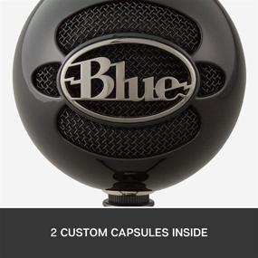 img 2 attached to 🎙️ Синий микрофон Blue Snowball USB Gloss Black - идеальный для ПК и Mac, подкастов, игр, стриминга и записи