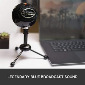 img 3 attached to 🎙️ Синий микрофон Blue Snowball USB Gloss Black - идеальный для ПК и Mac, подкастов, игр, стриминга и записи