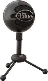 img 4 attached to 🎙️ Синий микрофон Blue Snowball USB Gloss Black - идеальный для ПК и Mac, подкастов, игр, стриминга и записи