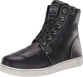 img 4 attached to Harley Davidson 🏍️ Men's Steinman Sneaker in Black