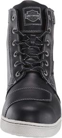 img 3 attached to Harley Davidson 🏍️ Men's Steinman Sneaker in Black