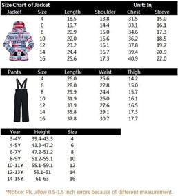 img 1 attached to Waterproof Jacket Windproof Snowboarding 54Jacket Outdoor Recreation