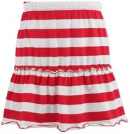 cute and trendy: kid nation cotton ruffle scooter girls' clothing and skirts & skorts logo