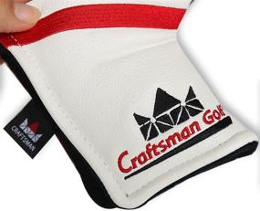 img 1 attached to ⭐️ Premium USA Star Blade Putter Cover - Craftsman Golf Black White Red Stripes for Scotty Cameron Odyssey Ping Callaway & More