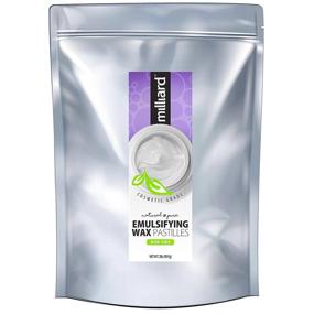 img 1 attached to 🌱 Premium Milliard Non-GMO Emulsifying Wax Pastilles NF – 32 OZ. Resealable Bag | Freshness Storage Solution