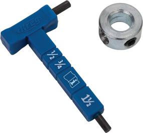 img 1 attached to 🔧 Kreg Easy-Set Stop Collar & Material Thickness Gauge/Hex Wrench Kit - Improved SEO