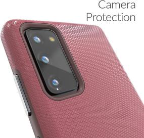 img 2 attached to 📱 Crave Dual Guard Case for Samsung Galaxy S20 FE - Shockproof Dual Layer Protection, Compatible with S20 FE 5G - Berry