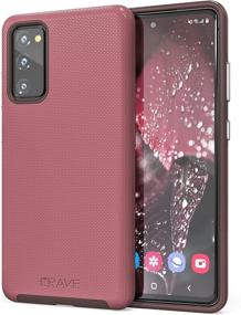 img 4 attached to 📱 Crave Dual Guard Case for Samsung Galaxy S20 FE - Shockproof Dual Layer Protection, Compatible with S20 FE 5G - Berry