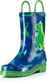 img 4 attached to 🦖 Outdoor Waterproof Dinosaur Handled Boys' Shoes for Play in Puddles