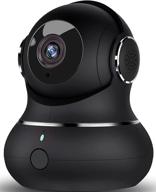 📷 умная внутренняя безопасность камера [2021] 1080p с wifi, djhh домашняя камера безопасности 2.4ггц для питомца/ребенка/пожилых, мобильное приложение, ночное видение, аудиосвязь двустороннего действия, обнаружение движения. логотип