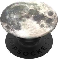 🌙 popsockets popgrip - луна: расширяемая подставка и захват с возможностью замены верхней части для улучшения seo. логотип