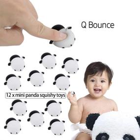 img 3 attached to Ultimate Bundle: 84-Pack Panda Party Supplies & Favors - Goodie Bags, Squishy Toys, 🐼 Necklaces, Keychains, Rings, Brooches, Stickers - Perfect for Panda Bear Themed Birthdays and Baby Showers!