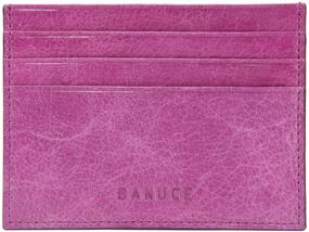 img 4 attached to Genuine Leather Womens Credit Wallets: Stylish Men's Accessories & Money Organizers by Banuce