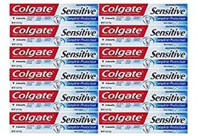 img 1 attached to 🦷 Colgate Maximum Strength Clean Mint Travel Toothpaste - Sensitive Formula, 1 oz (28.3g), Pack of 12