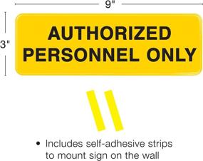 img 3 attached to Authorized Personnel Only Sign Informative Occupational Health & Safety Products