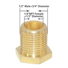 img 3 attached to Discover the Perfect Joywayus Female Bulkhead Fitting Coupler for Your Plumbing Needs