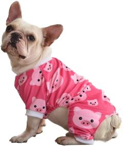 img 4 attached to 🐶 CuteBone Dog Pajamas & Cute Cat Clothes: Soft Pet Onesie for Small Dogs – Designed for Maximum Comfort