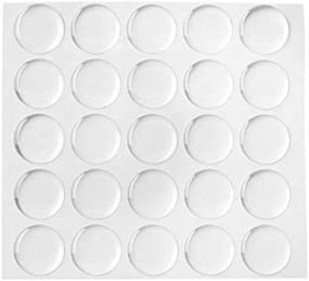 img 4 attached to 🔘 Beadaholique Clear 1-Inch Epoxy Stickers - 100-Piece for Bottle Cap Pendants