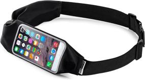 img 4 attached to Top Fit Dual Bag Running Belt: Comfortable, Dual Pockets with Touch Screen, Holds iPhones + Accessories for Men and Women - Ideal for Running or Hiking