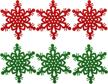 christmas decorations snowflake coasters set logo