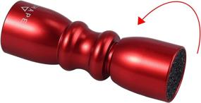 img 1 attached to 🎱 AMTOVL 3-in-1 Snooker Pool Cue Tip Tool - Enhance your Billiard Cue Performance with Shaper, Scuffer, and Aerator - Red Wine