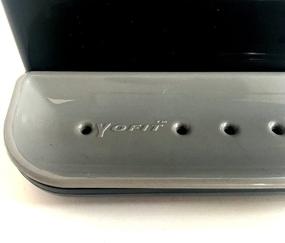 img 2 attached to 🧽 YOFIT Grey Sink Organizer: Kitchen Soap and Sponge Holder