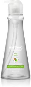 img 4 attached to 🍃 Method Dish Soap, Basil Scented, 18 Fluid Ounces Each (Pack of 6)