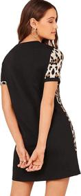 img 3 attached to Floerns Womens Short Sleeve Leopard