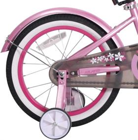 img 2 attached to 🚲 JOYSTAR Kids Cruiser Bike: 12&#34;/ 14&#34;/ 16&#34; with Training Wheels - For Ages 2-7 Years Old Girls & Boys