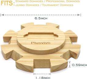 img 2 attached to Plusvivo Dominoes Accessory Set Including Centerpiece