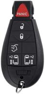 🔑 replacement keyless entry remote for dodge grand caravan & chrysler town and country (2008-2015) logo