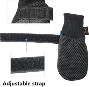 img 1 attached to Hido Dog Shoes: Mesh Non-slip Rubber Sole Boots for Hardwood Floor Protection and Scratch Prevention
