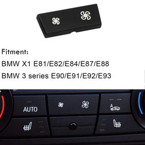 img 2 attached to Moonlinks AC Climate Control Panel E90 Fan Speed Button Cap For BMW 1 Series E81/E82/E87/E88，BMW 3 Series E90/E91/E92/E93，X1 E84（1 Piece）