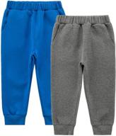 unacoo moisture wicking cropped pockets boys' clothing : pants logo