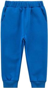 img 3 attached to UNACOO Moisture Wicking Cropped Pockets Boys' Clothing : Pants