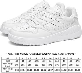 img 2 attached to 👟 Autper Fashion Sneakers: Classic Walking Shoes for Style and Comfort