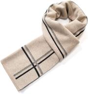 🧣 stay stylish with the villand luxurious striped merino scarf: essential men's accessory logo
