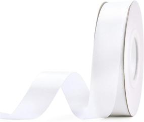 img 4 attached to 🎀 YAMA Double Face Satin Ribbon Roll - 7/8" 25 yards - Perfect for Elegant Gift Wrapping - White