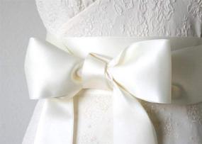 img 1 attached to 🎀 YAMA Double Face Satin Ribbon Roll - 7/8" 25 yards - Perfect for Elegant Gift Wrapping - White
