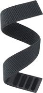 🕘 trumirr 22mm hook & loop nylon watchband sports strap for garmin fenix 6/6 pro/5/5 plus, instinct, approach s60 s62, forerunner 935 945, quatix 6 5 logo