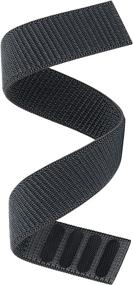 img 4 attached to 🕘 TRUMiRR 22mm Hook & Loop Nylon Watchband Sports Strap for Garmin Fenix 6/6 Pro/5/5 Plus, Instinct, Approach S60 S62, Forerunner 935 945, Quatix 6 5