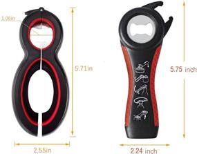 img 3 attached to 🍾 Multi Bottle Opener Set for Seniors with Arthritis & Hand Weakness - (6 in 1 + 5 in 1) Happy Opener Tool 2 Pack